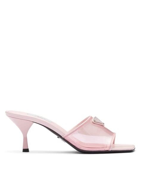 sandalen prada|Prada transparent sandals.